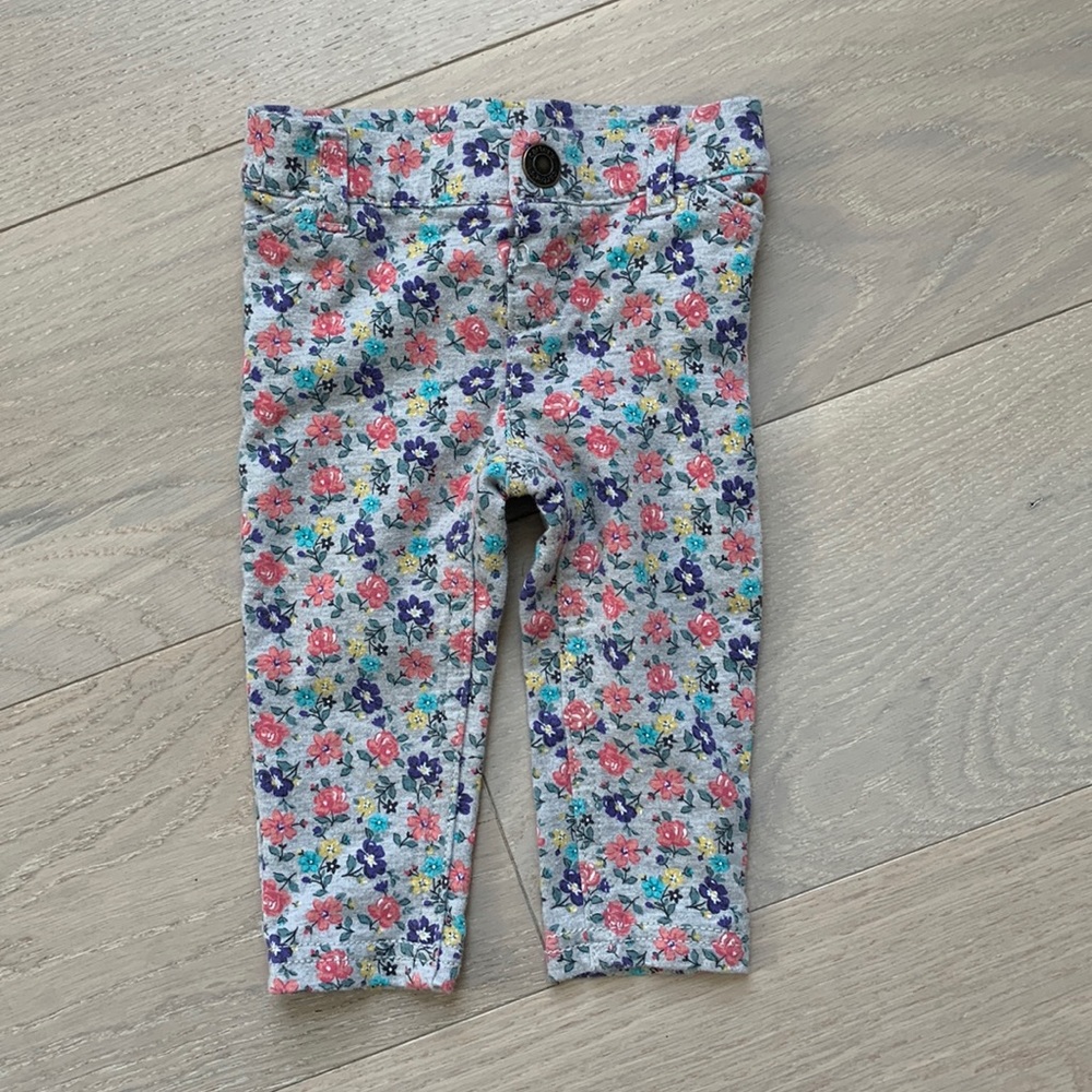 Carter’s, 9m, girls floral jeans